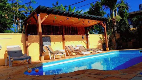 Jolie Villa Santa 5MN De La Plage Pointe aux Piments Exterior foto